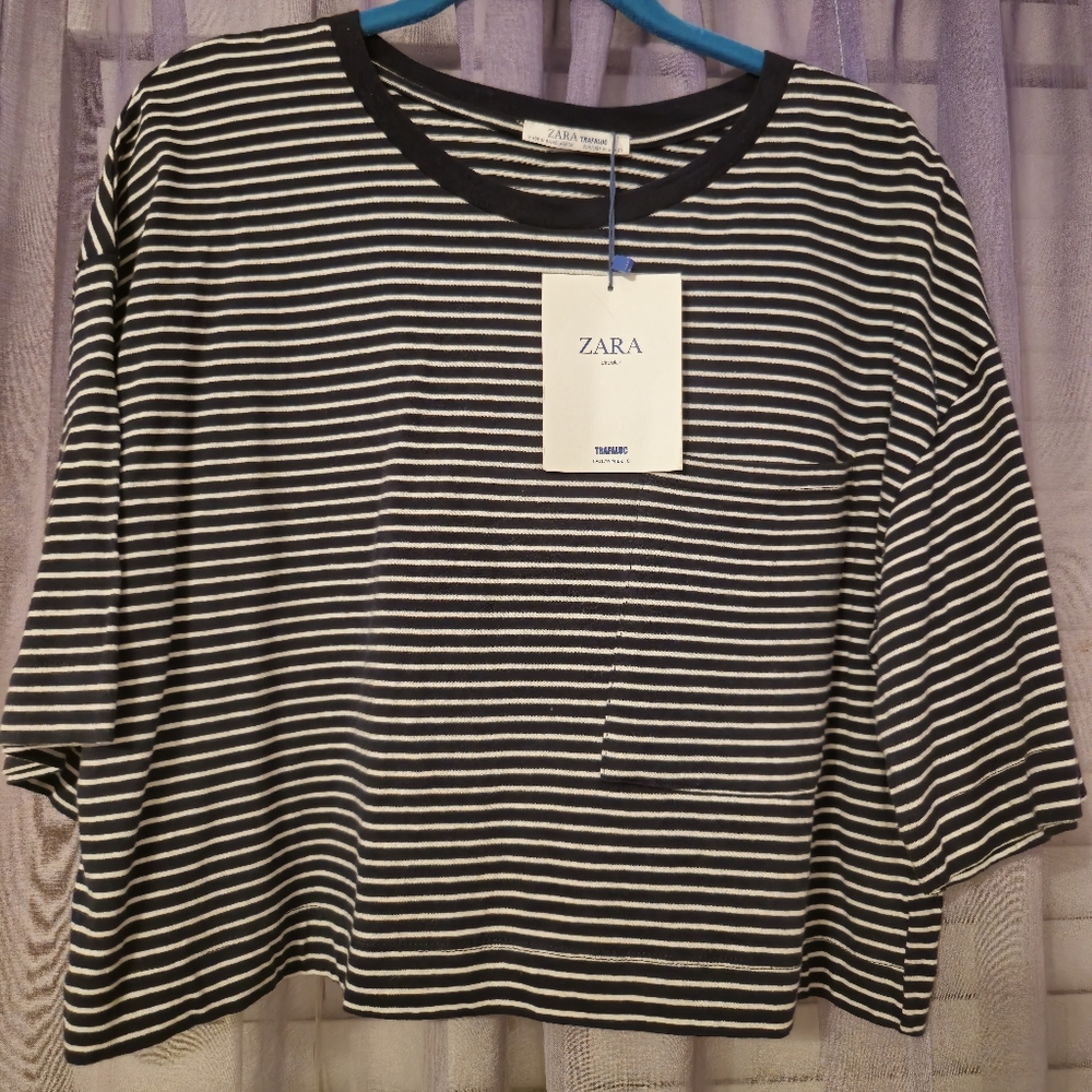 Zara Trafaluc Crop Tee